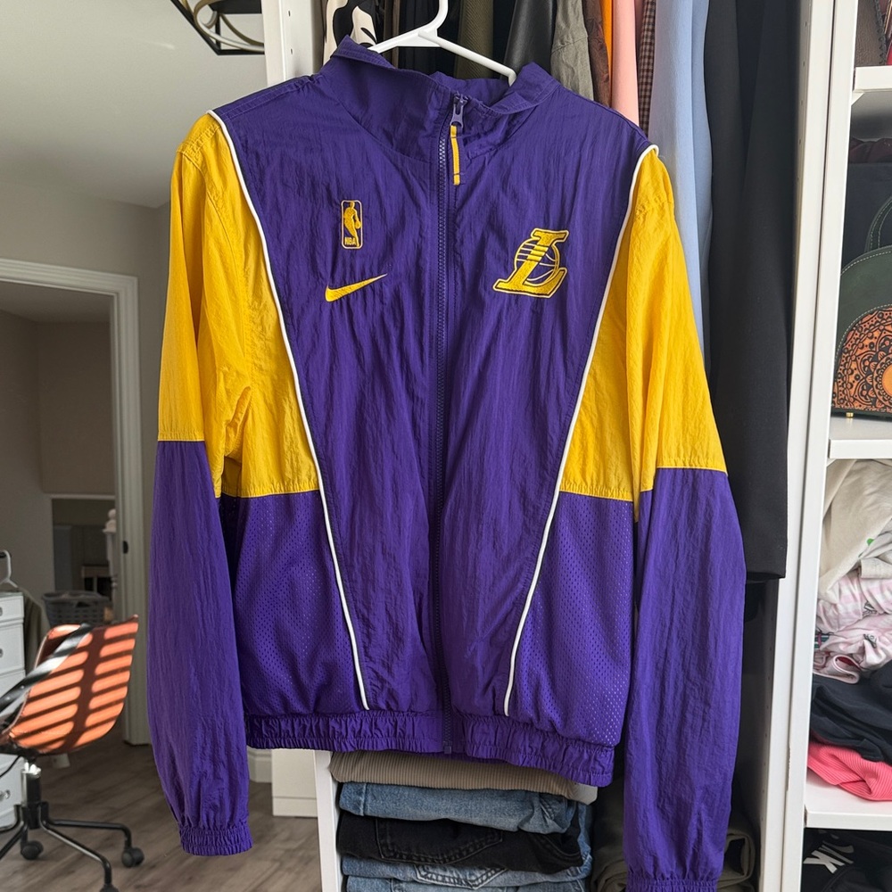 Nike Purple and Gold NBA Jacket